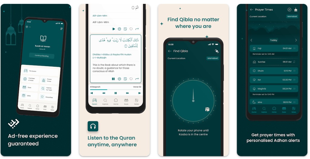 Deen App — Islamic platform screenshots